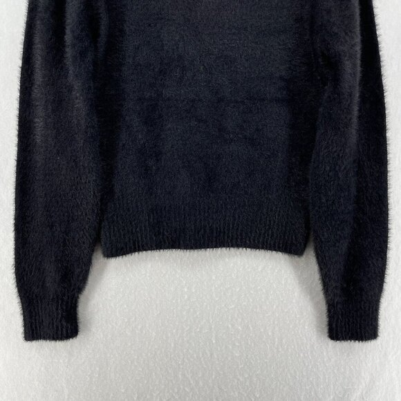 Old Navy Sweater Womens M Black Knit Crew Neck Regular Long Sleeve Pullover - Picture 11 of 12